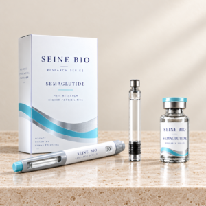 SEINE BIO Semaglutide packaging concept with vial, cartridge and disposable pen